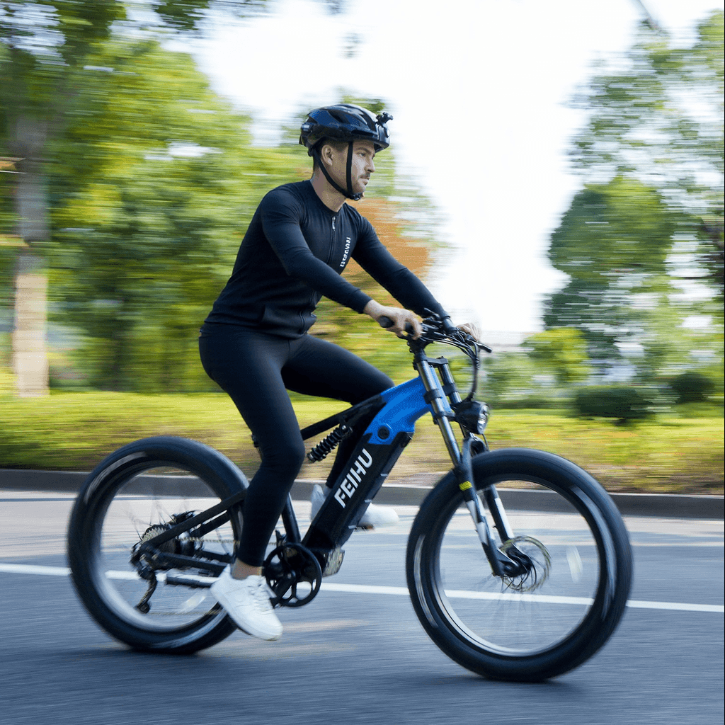 High-performance electric mountain bike for sports enthusiasts