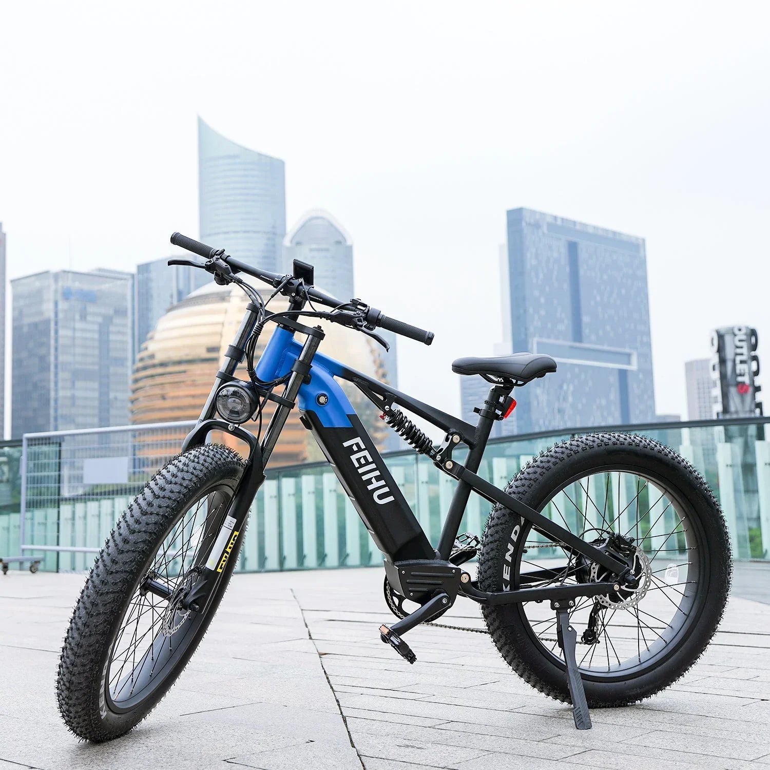 Feihu 750W Fat Tire Electric Mountain Bike – Built for Power and Adventure