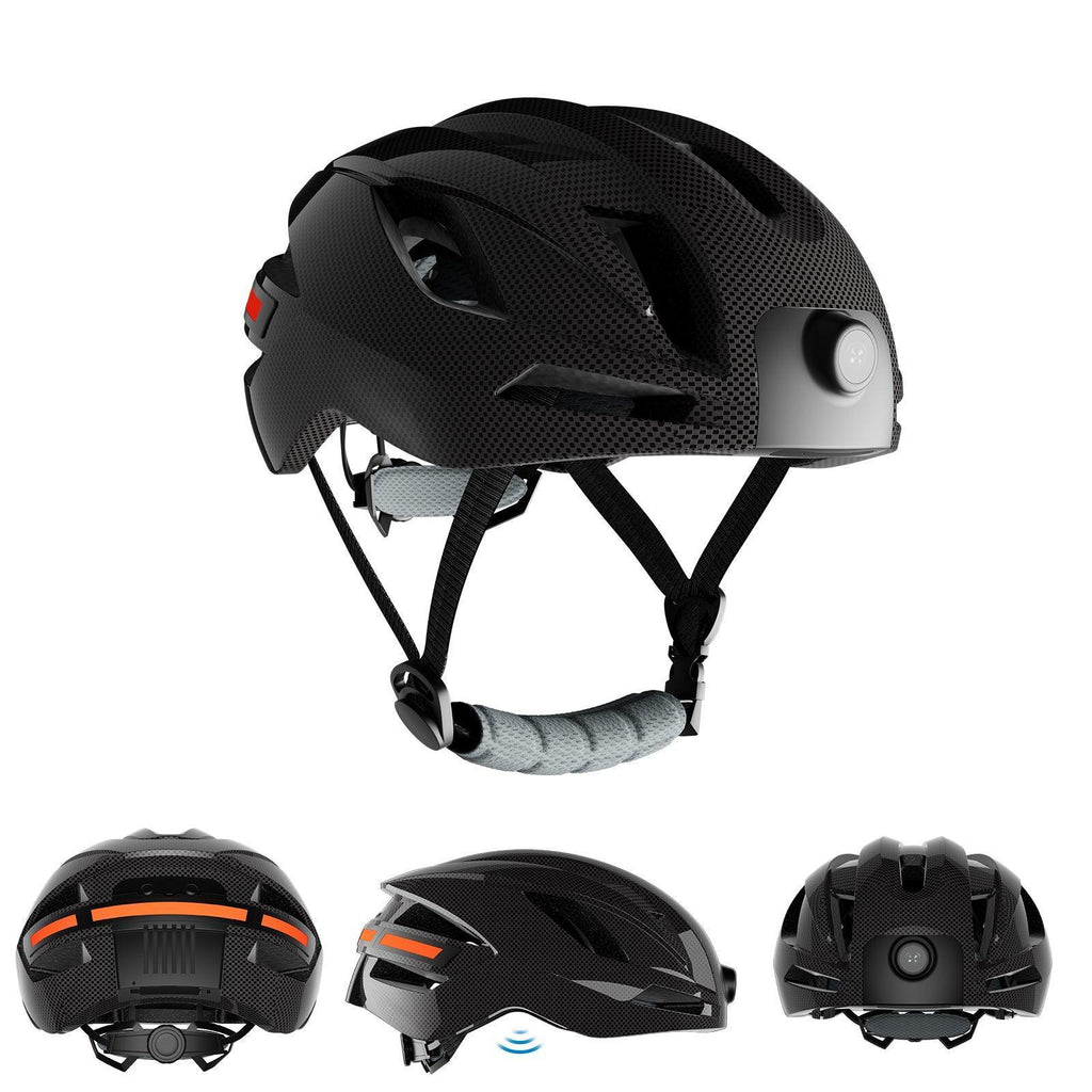 1080P smart cycling helmet, removable rechargeable lithium battery, large capacity 1350MAH, GPS tracking, WiFi preview, Bluetooth headset function