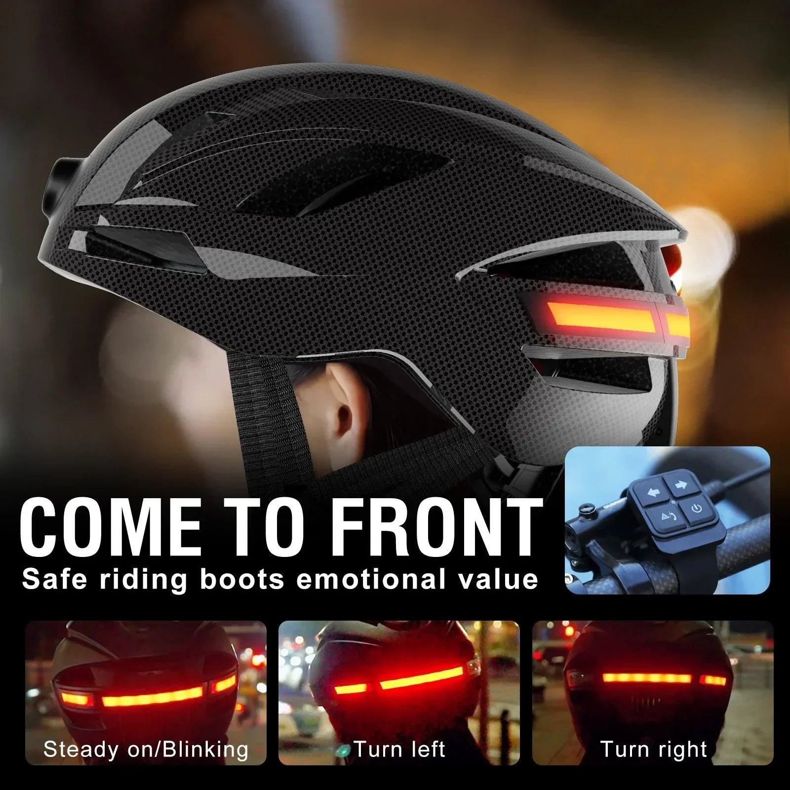 1080P smart cycling helmet, removable rechargeable lithium battery, large capacity 1350MAH, GPS tracking, WiFi preview, Bluetooth headset function